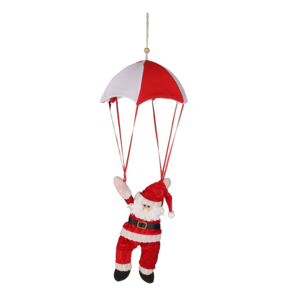 Parachute Santa Decor Xmas Parachute Christmas Santa Crafts Child Toys