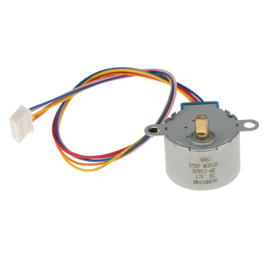 DC 12V 4 Phase Reduction Stepper Motor Gear Step Motor   Cable 23cm