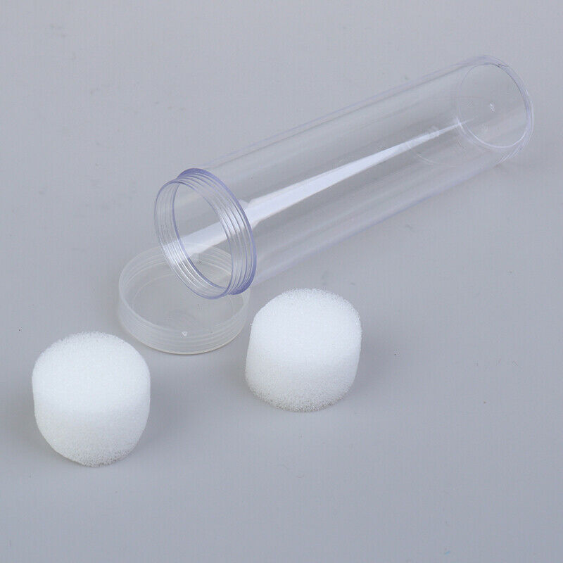 2 Pcs 25mm Round Clear Plastic Coin Fits Quarter Dollar Storage Tubes Scr.l8