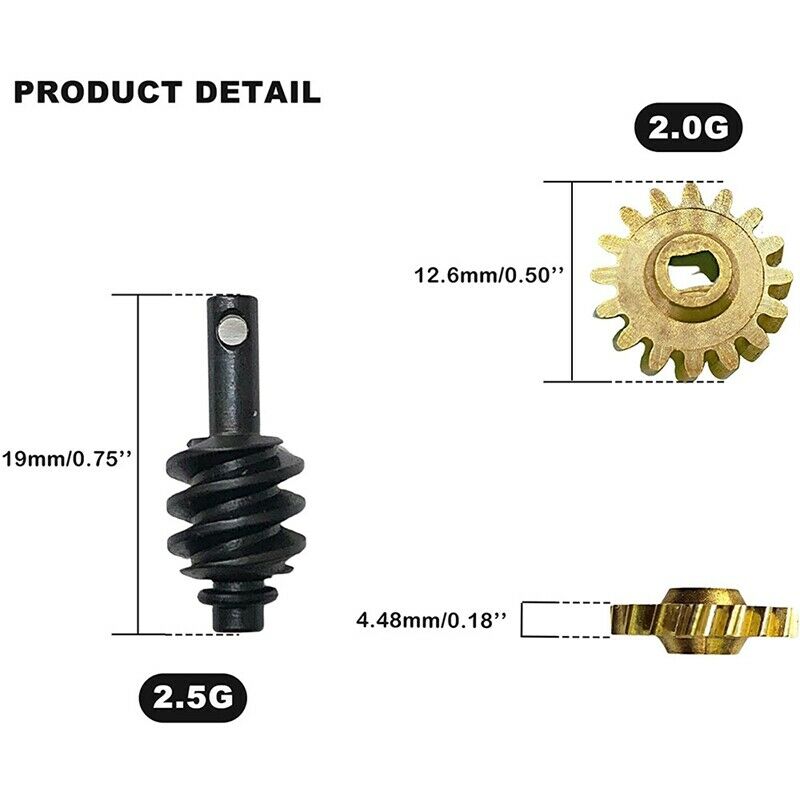 2 Set Steel Front Rear Axle Gears Overdrive Differential Gears for Axial SCXK4S1