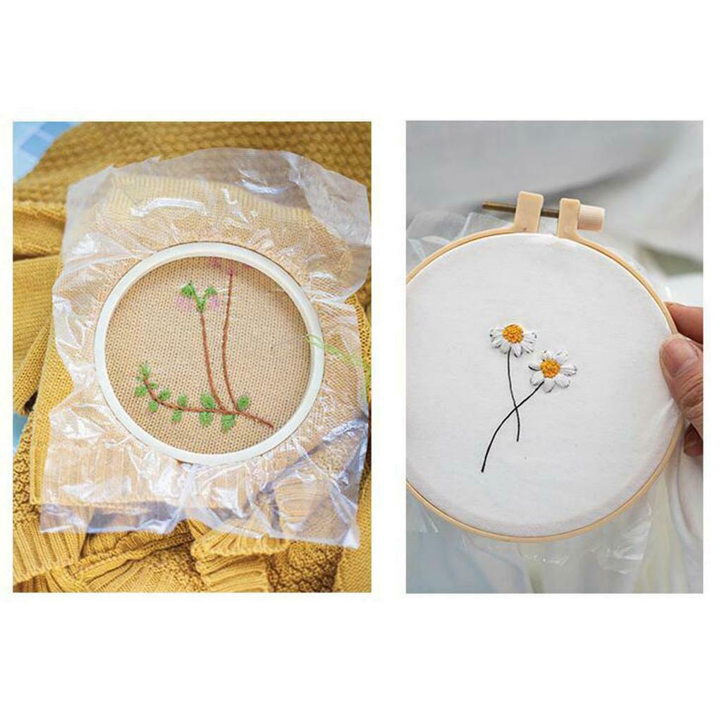 Water Soluble Machine Embroidery Stabilizer Clear Film Paper DIY Craft