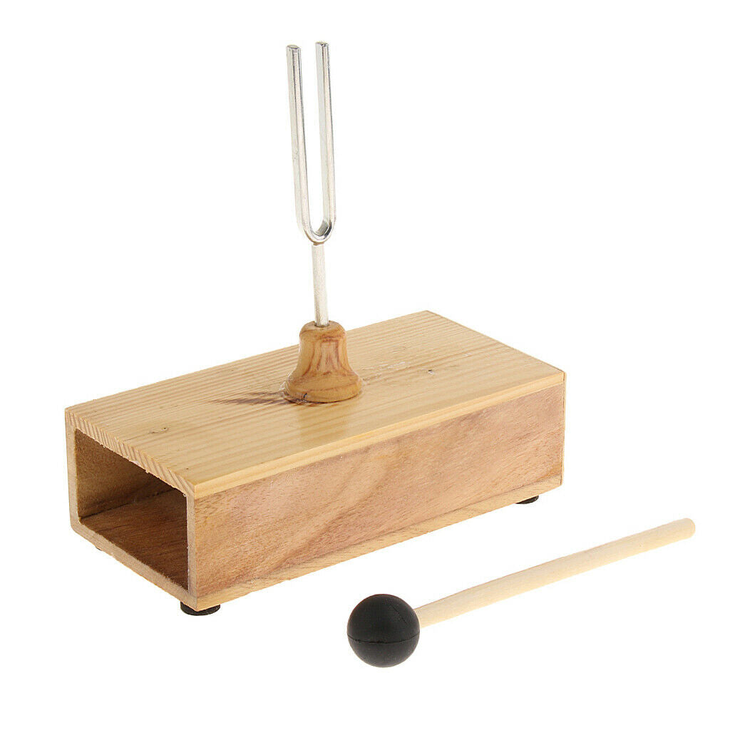 440HZ Tuning Fork w/ Resonant Box w/ Stick Percussion Instrument Part Study