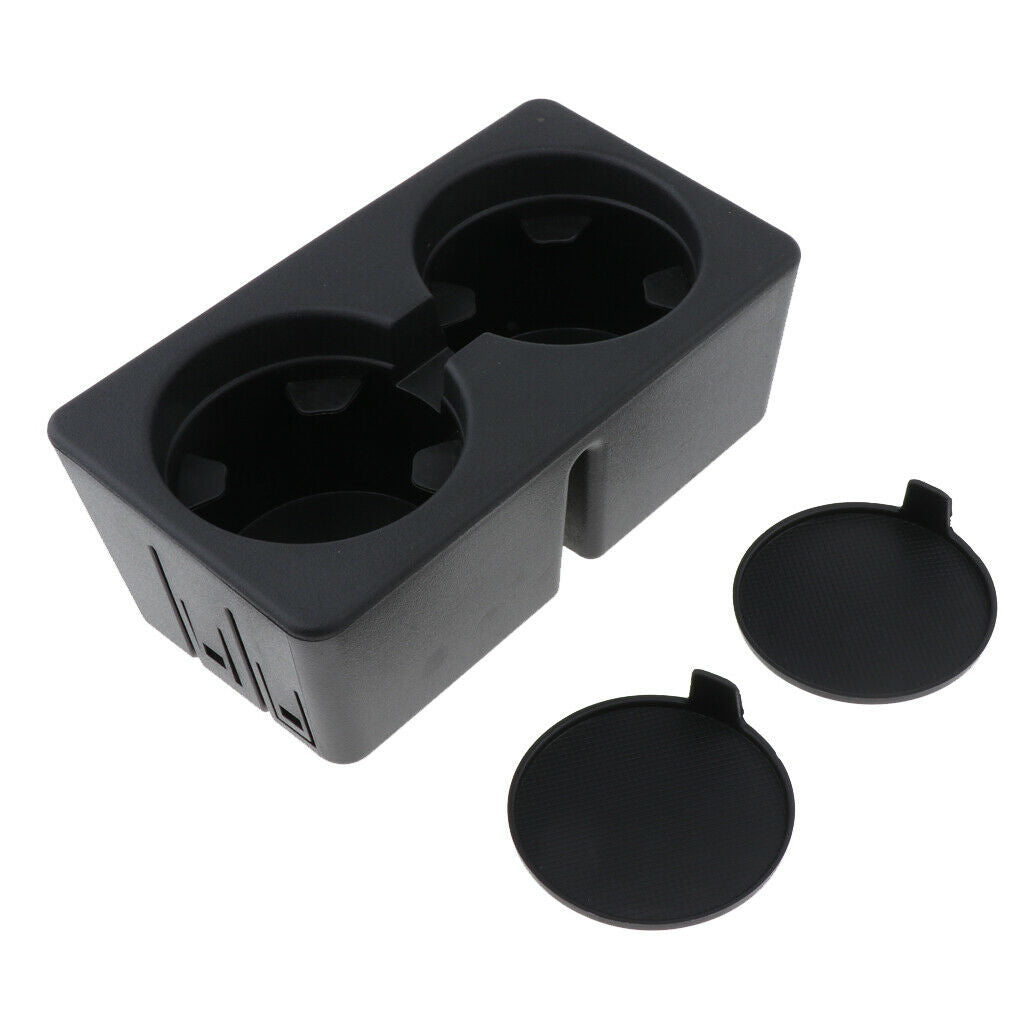 Dual Cup Holder Insert, for GMC Sierra 2007-2014, Replacement 19154712 Floor