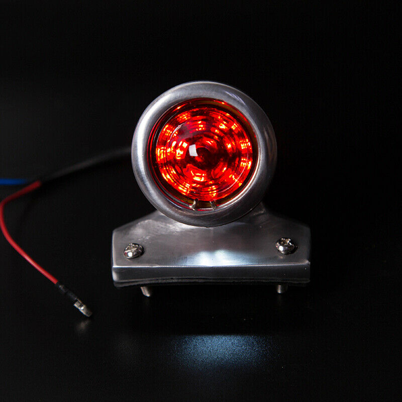 Motorcycle ABS White Brake Blinker Turn Signal Tail Light Rear Lamp Red Light