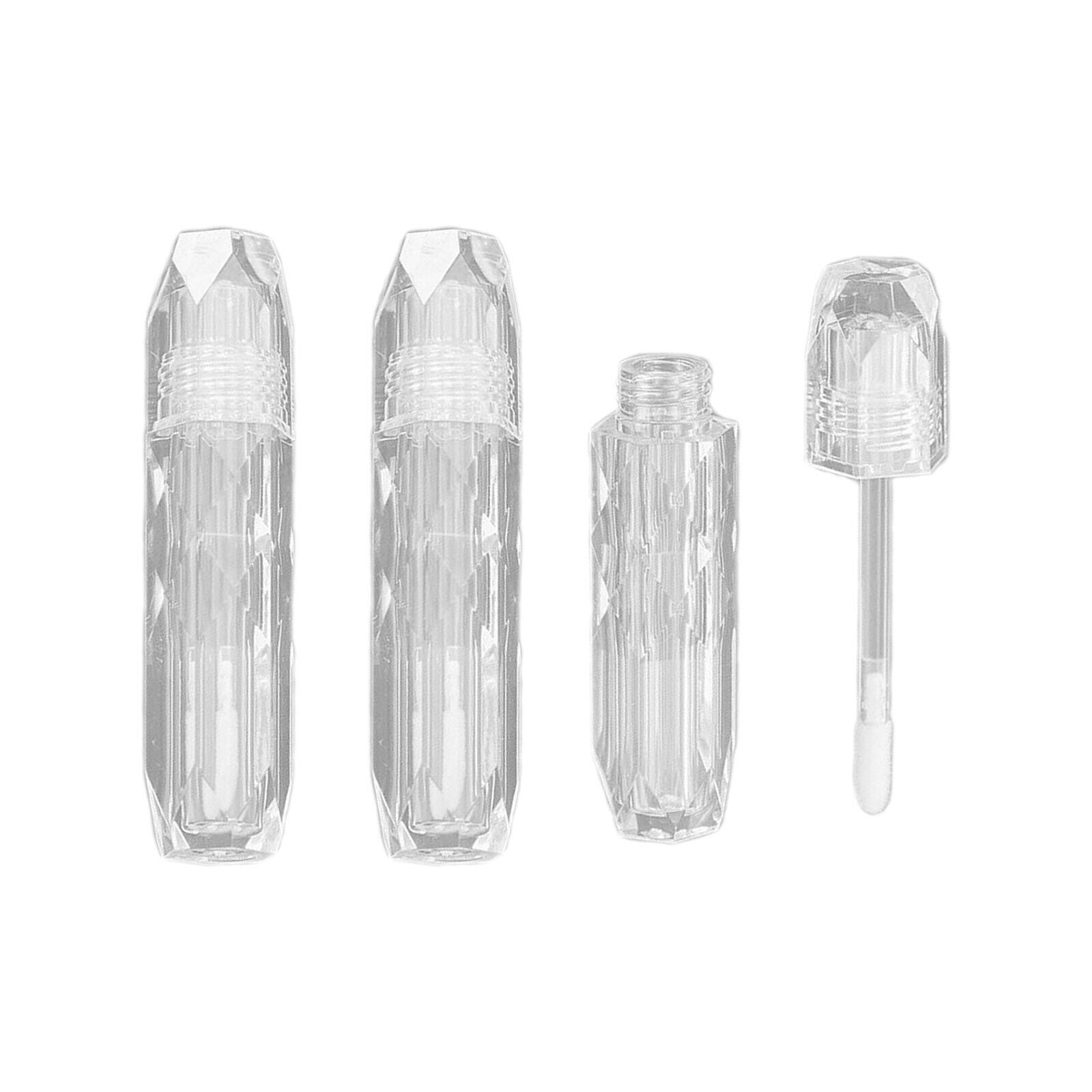 3x 2.5ml Lip Gloss Tube Empty Refillable Lip Balm Bottle Lip Gloss Container