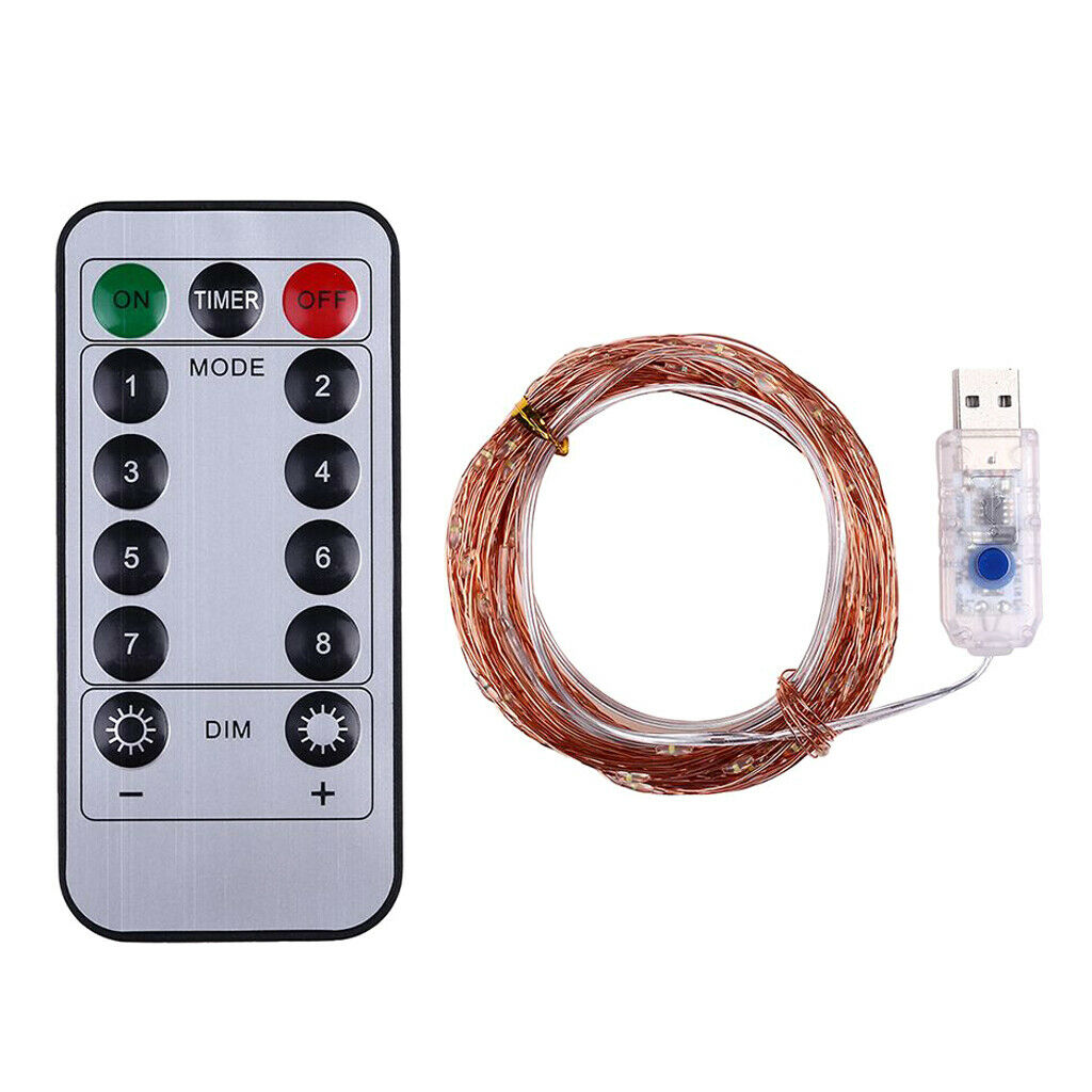 Decorative LED String Lights Multi Color Change String Lights Warm White 1