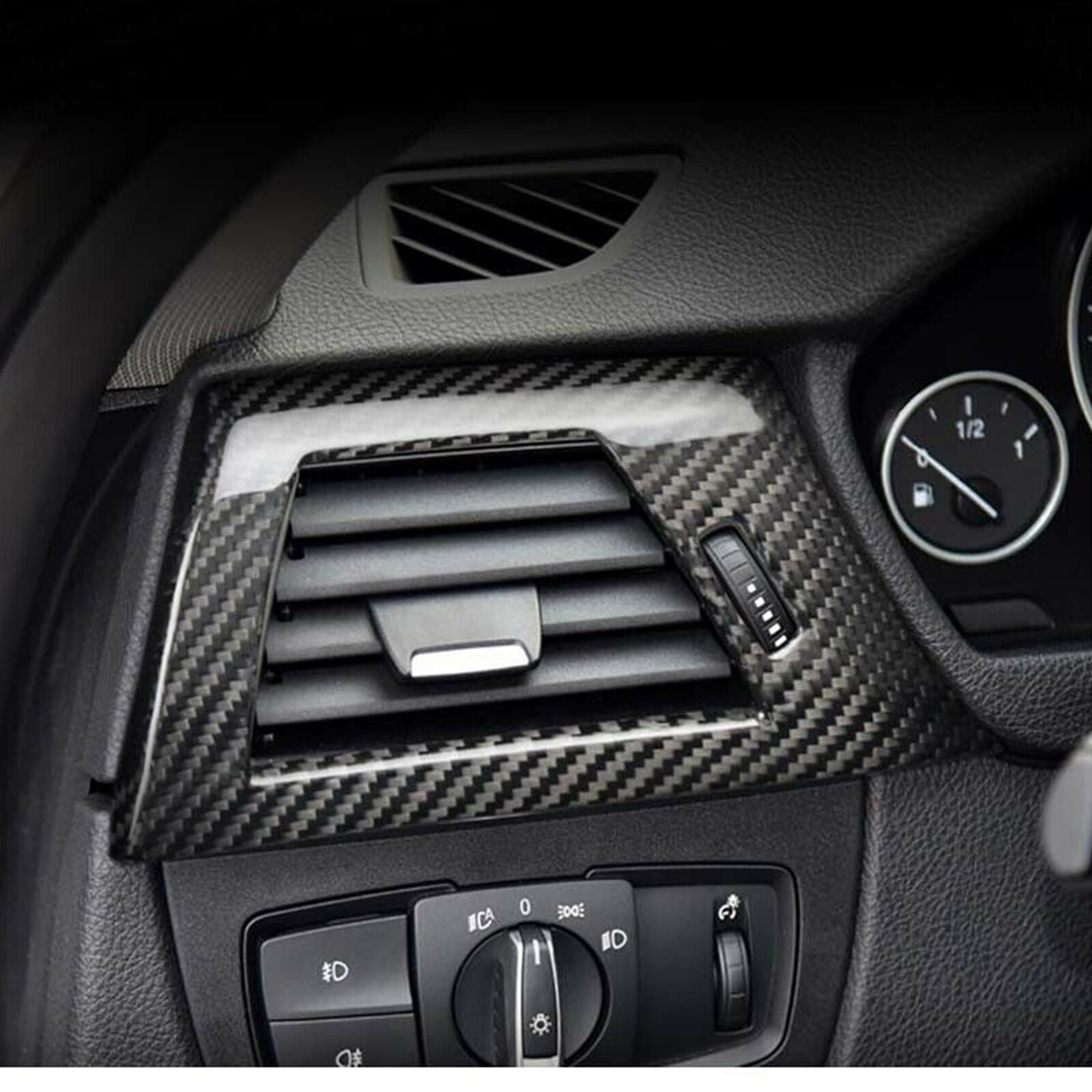 Carbon Fiber Side Air Outlet Vent Cover Trim Fit For BMW F30 3 Series 2013-2018