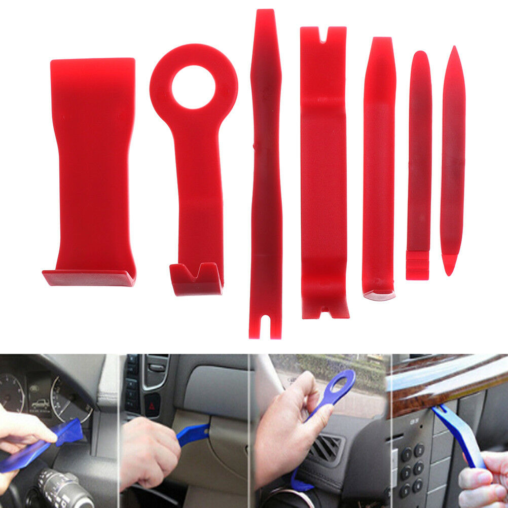 7Pcs Car Radio Door Trim Removal Tool Pry Panel Dash Removal Opening Tool.l8