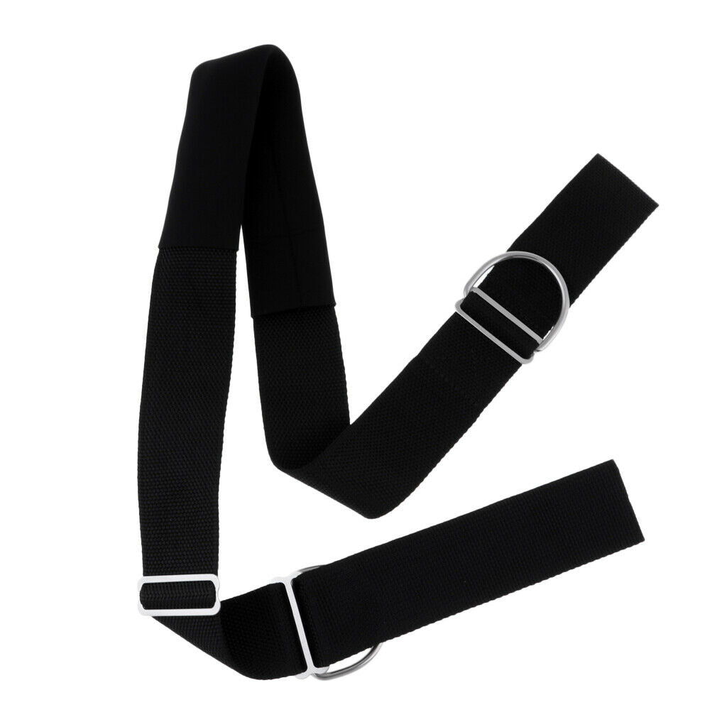 Dive Harness Adjustable Crotch Strap with D-rings for Technical Scuba Divers