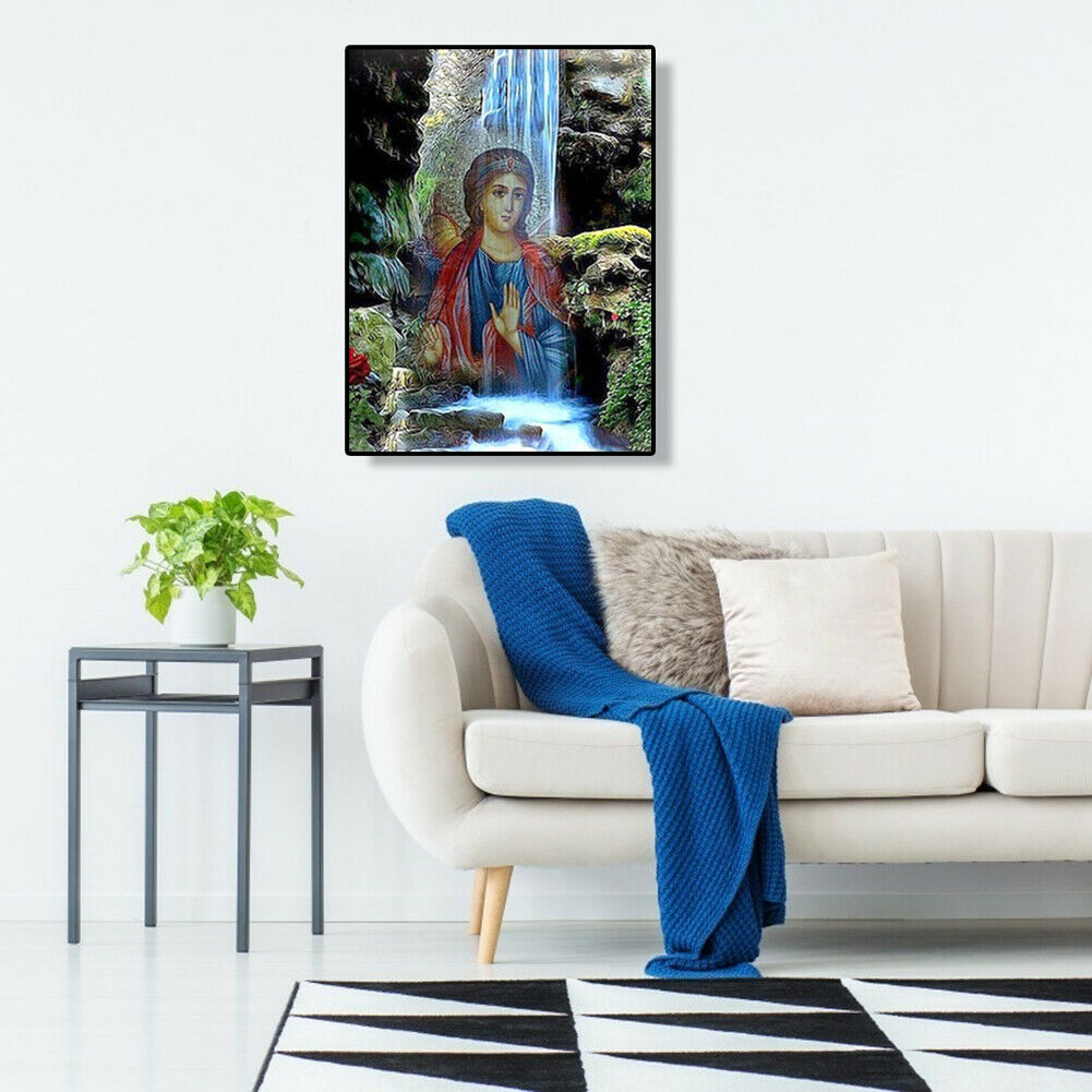 5D DIY Full Drill Diamond Painting Notre Dame Fall Embroidery Mosaic Craft @