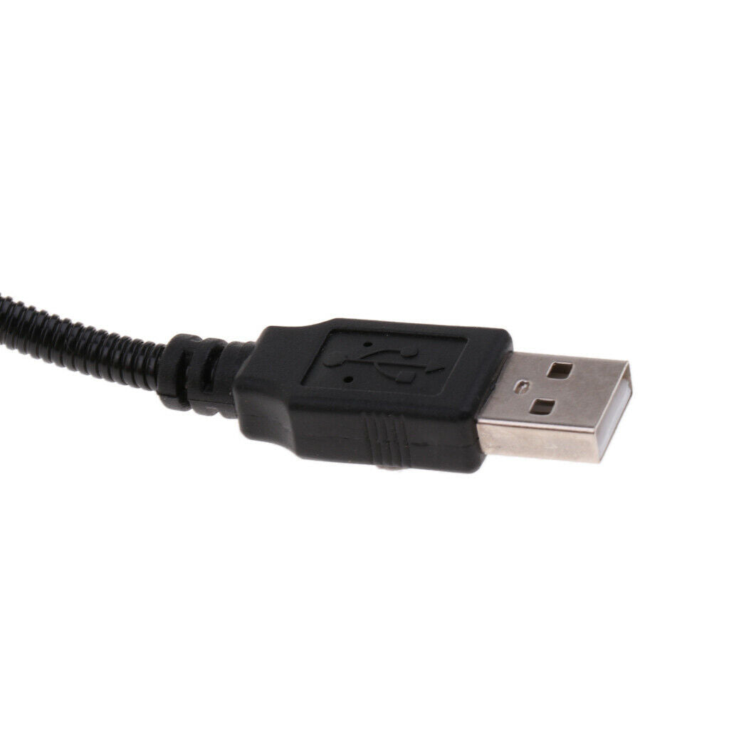 USB Cable Microphone Studio Audio Stereo Adjustable Laptop Mic for Chatting