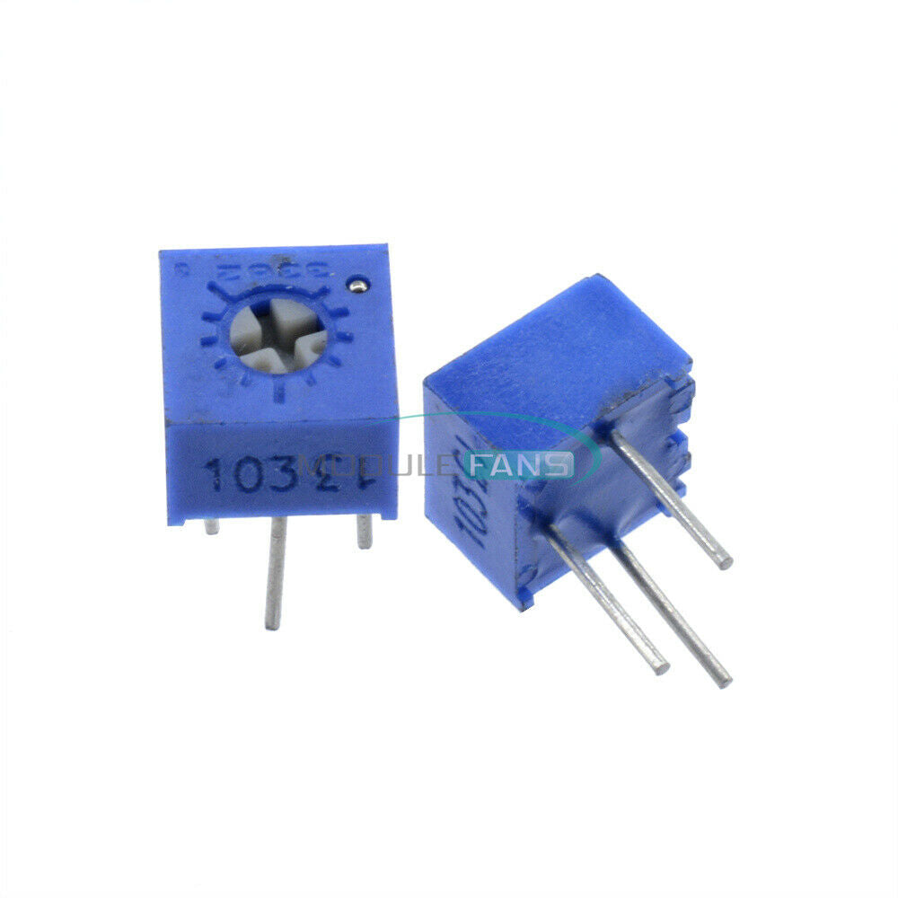 10PCS High Precision 3362P-103 10K ohm Variable Resistor Potentiometer 3362P
