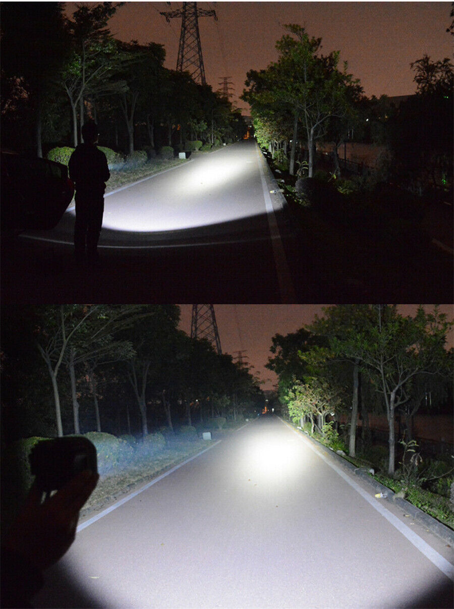 40W T6 LED 6500K 3 Inch 8000LM Work Headlight Amber Fog Light Spot Light