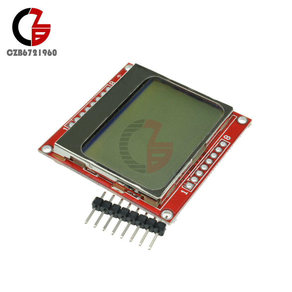 2PCS 84*48 Nokia LCD Display Module (White Backlight Adapter PCB) For Nokia 5110