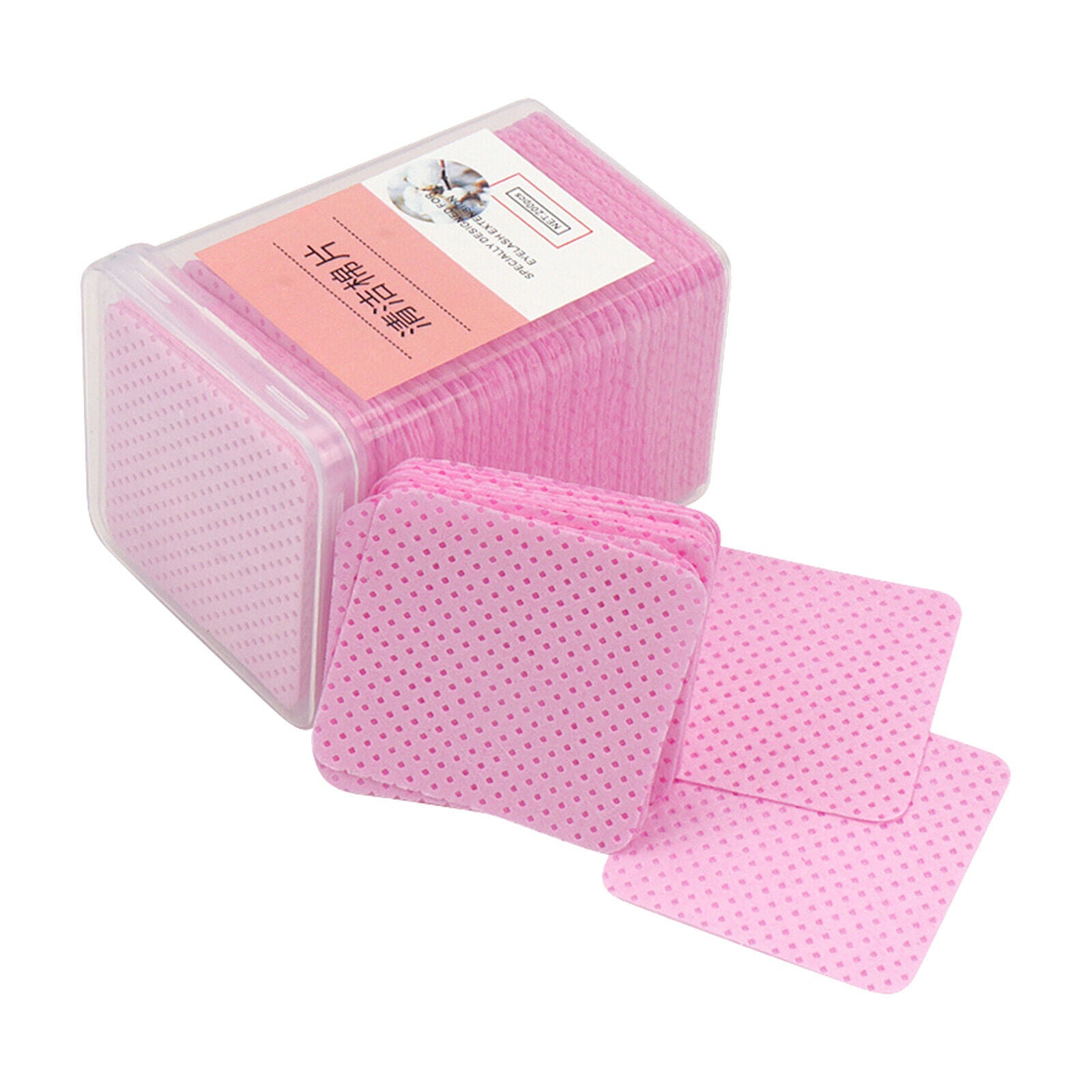 200Pcs Glue Wipes Glue Wiping Cloth Nail Polish Removers Tools for Eyelash