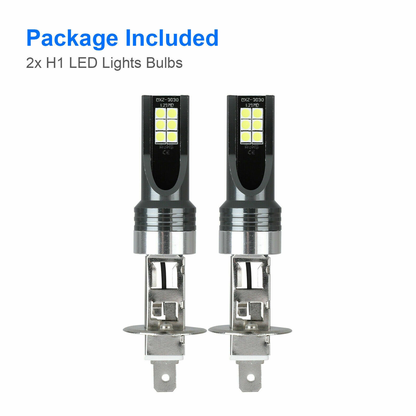 2X MINI H1 LED Headlight Bulbs Conversion Kit 100W 14000LM 6500K Hi/Lo Beam Lamp