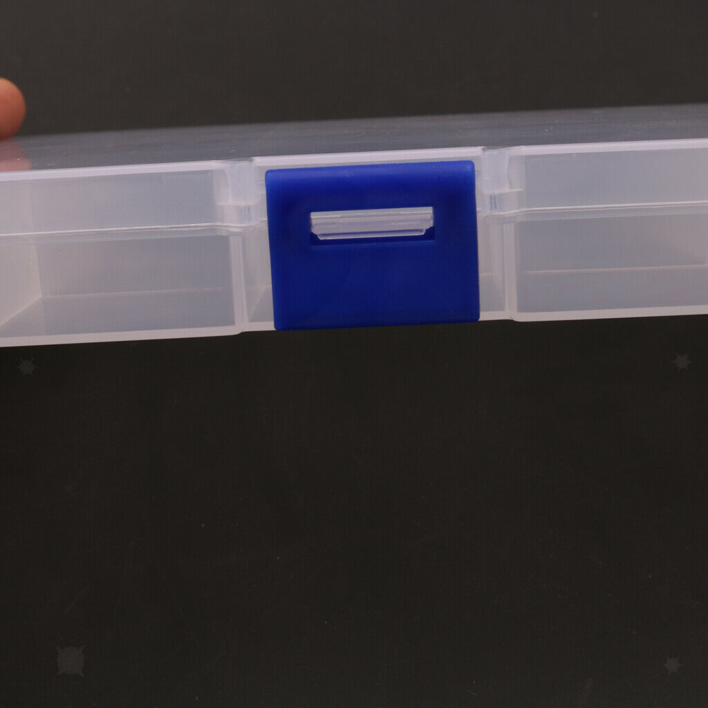 Guitar Picks Collection Kit Holds Guitar Picks Clear Case with 15 Grids