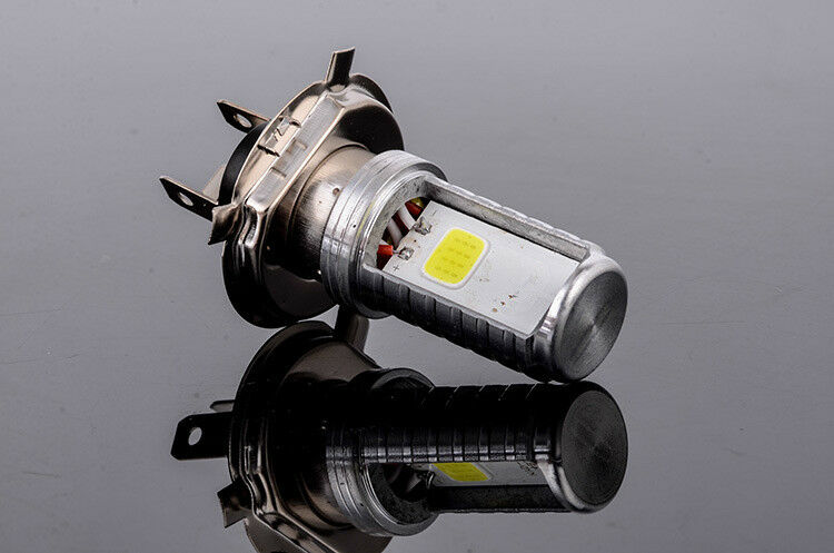H4/9003/HB2 Double COB LED 24W Super Bright Motorcycle Headlight Front Lamp Bulb