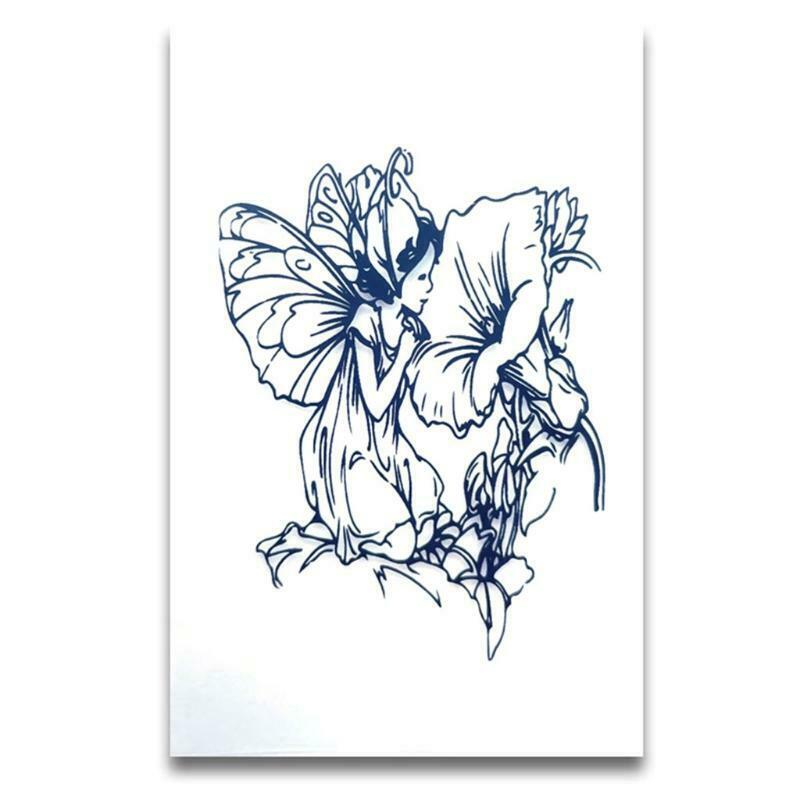 Morning Glory Fairy Border Die-Cut Border Cutting Stencils for DIY Scrapbooking