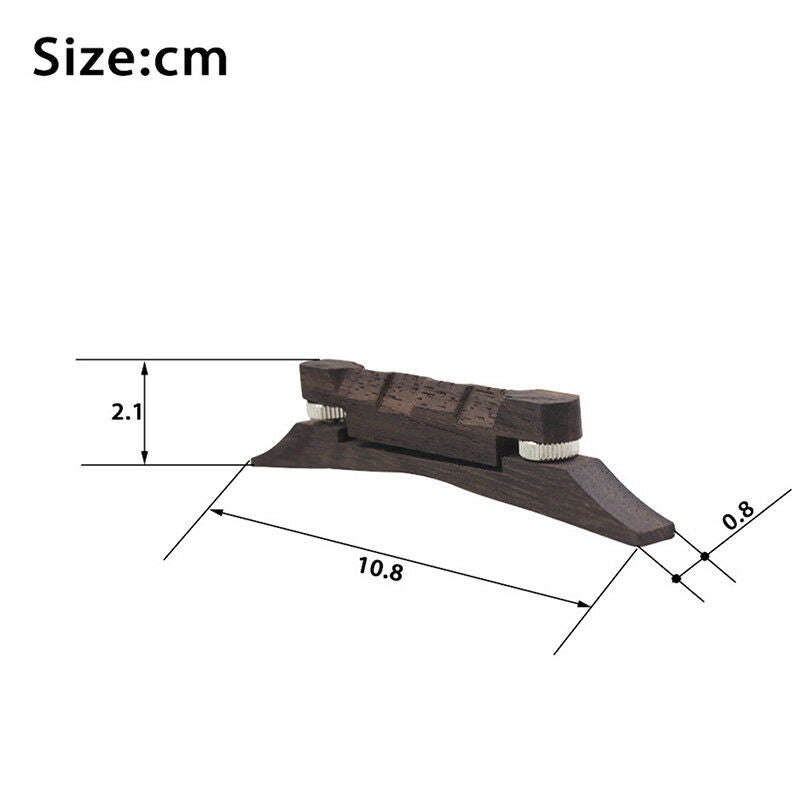 Durable Rosewood Guitar Bridge Mandolin Bridge For Guitar Bass Adjustable AU FG