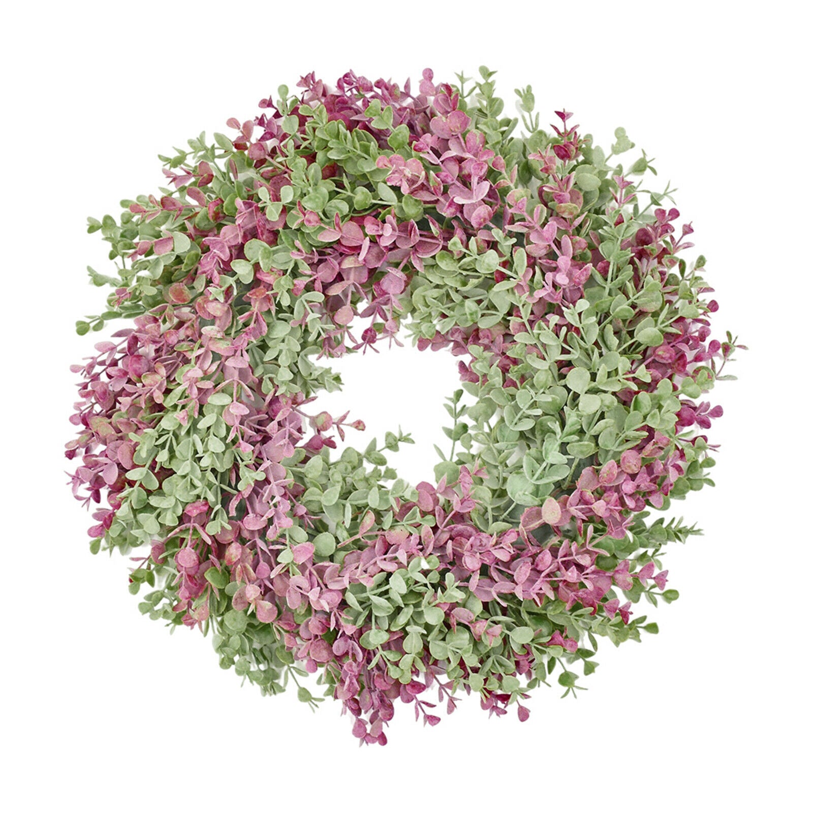 18'' Artificial Round Eucalyptus Wreath Party Festival Door Wall Decorations