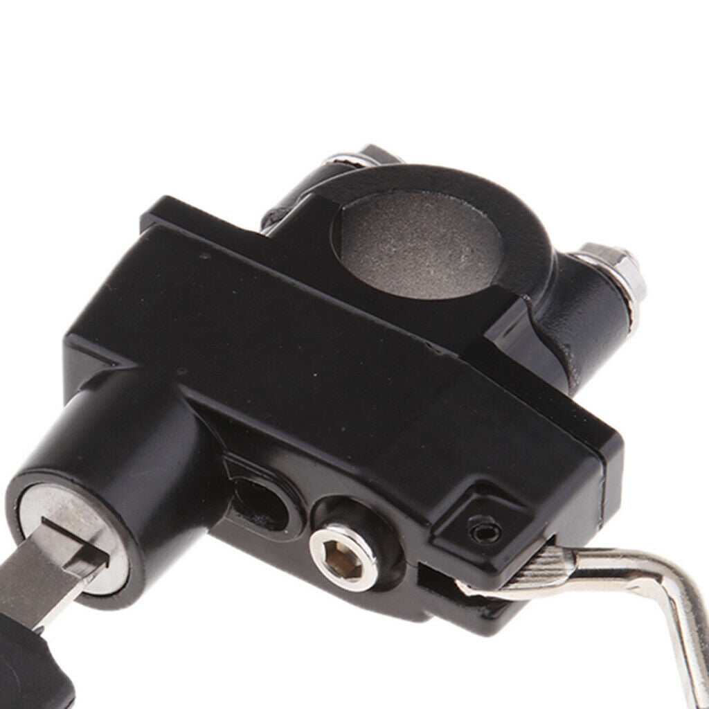 Motorcycle Tamper-Proof Helmet Security Lock, Universal Fit for Motorcycles with