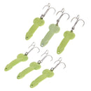 3 Pieces 3.5cm Artificial Bionics Metal Sequins Fishing Lure Bait Hook 5g
