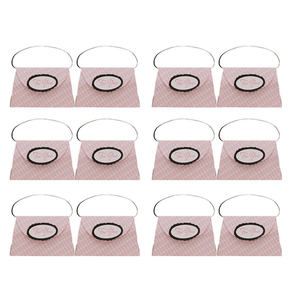 12PCS Elegant Paper Boxes Girl Shower Wedding Favor Candy Gift Party Supply