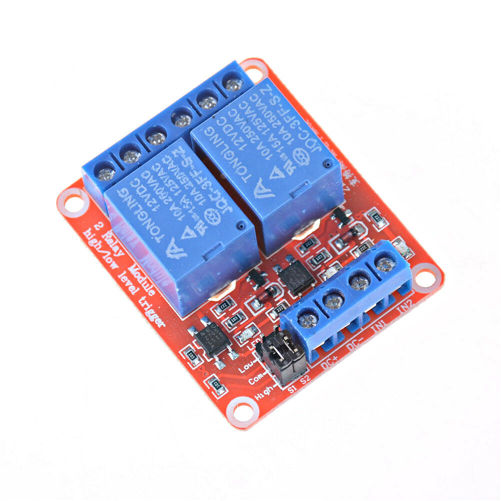 2 Channel 12V Relay Module Board Shield With Optocoupler Support Trigger Rela SJ