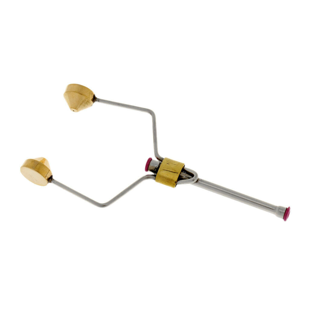 2X Fly Tying Tools Rotary Bobbins Holder Needle Holder Fishing Tool Golden