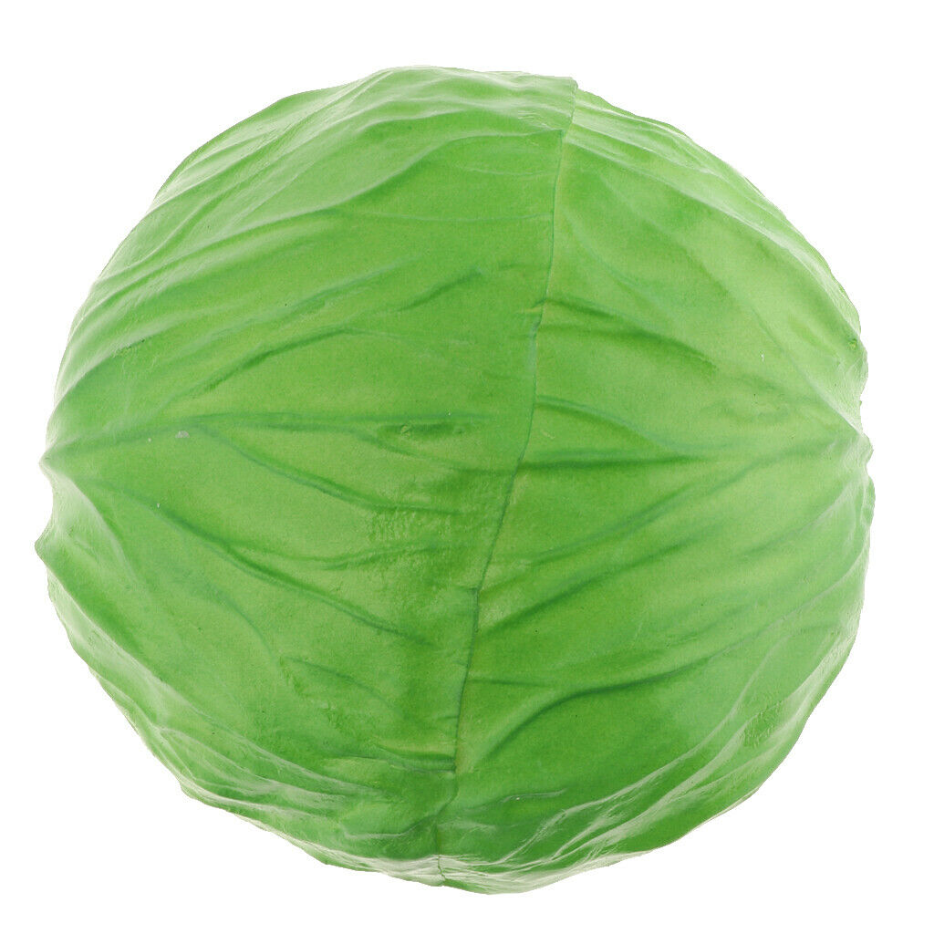 Artificial Vegetable Cabbage Kitchen Cabinet Table Display Decor Craft  Green