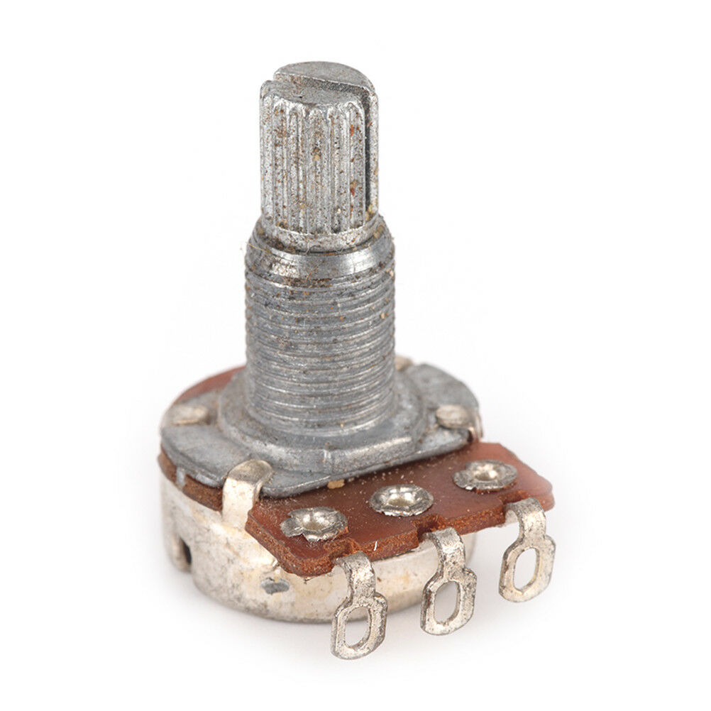 5pcs/lot New A500K Split Shaft Pots Potentiometer Guitar Audio Tone Switc.l8