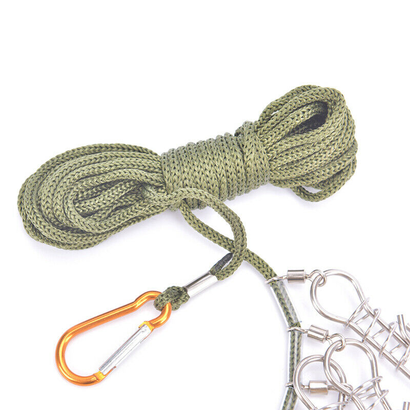 Fishing Lock Buckle fishing Snaps Chain Stringer With Float Live Fish Loc.l8