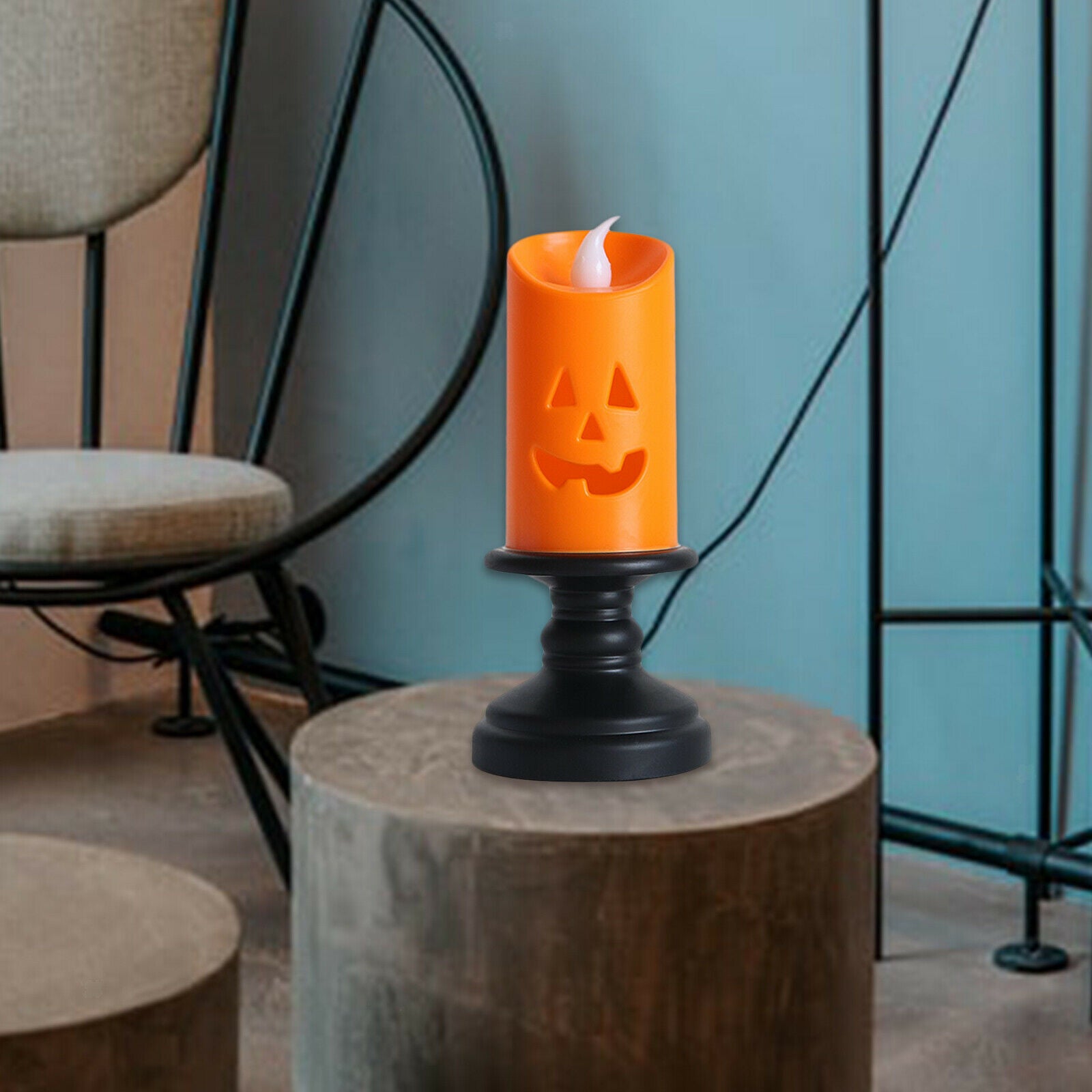 Halloween Party Ornaments LED Candle Flameless Light Props Home Decoration
