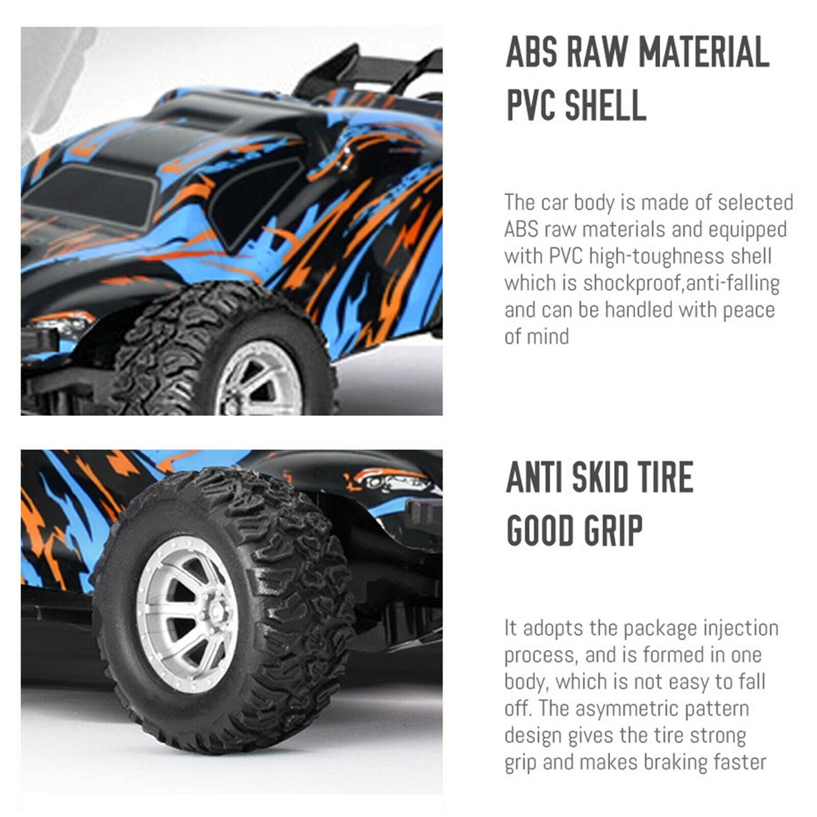 1/32 RC Car 4WD High Speed 20km/h Trucks for Boys Head Lights Outdoor for Boys