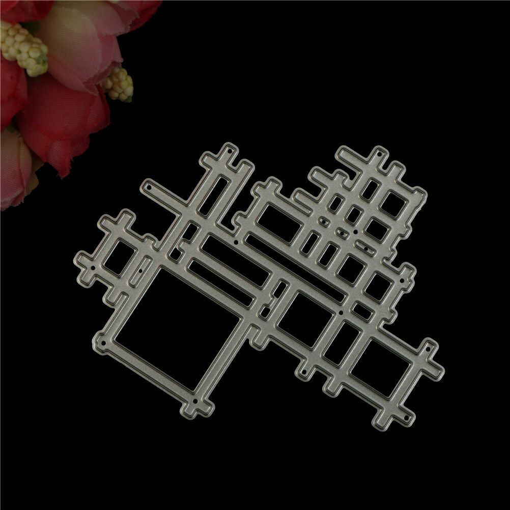 Metal cutting dies cut Irregular net background Scrapbook album paper craf.l8