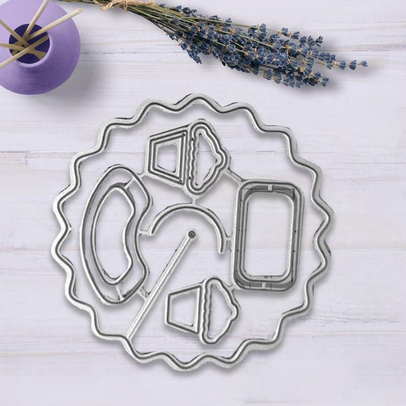 Rainbow Metal Cutting Dies Stencil DIY Scrapbooking Album Paper Card Template