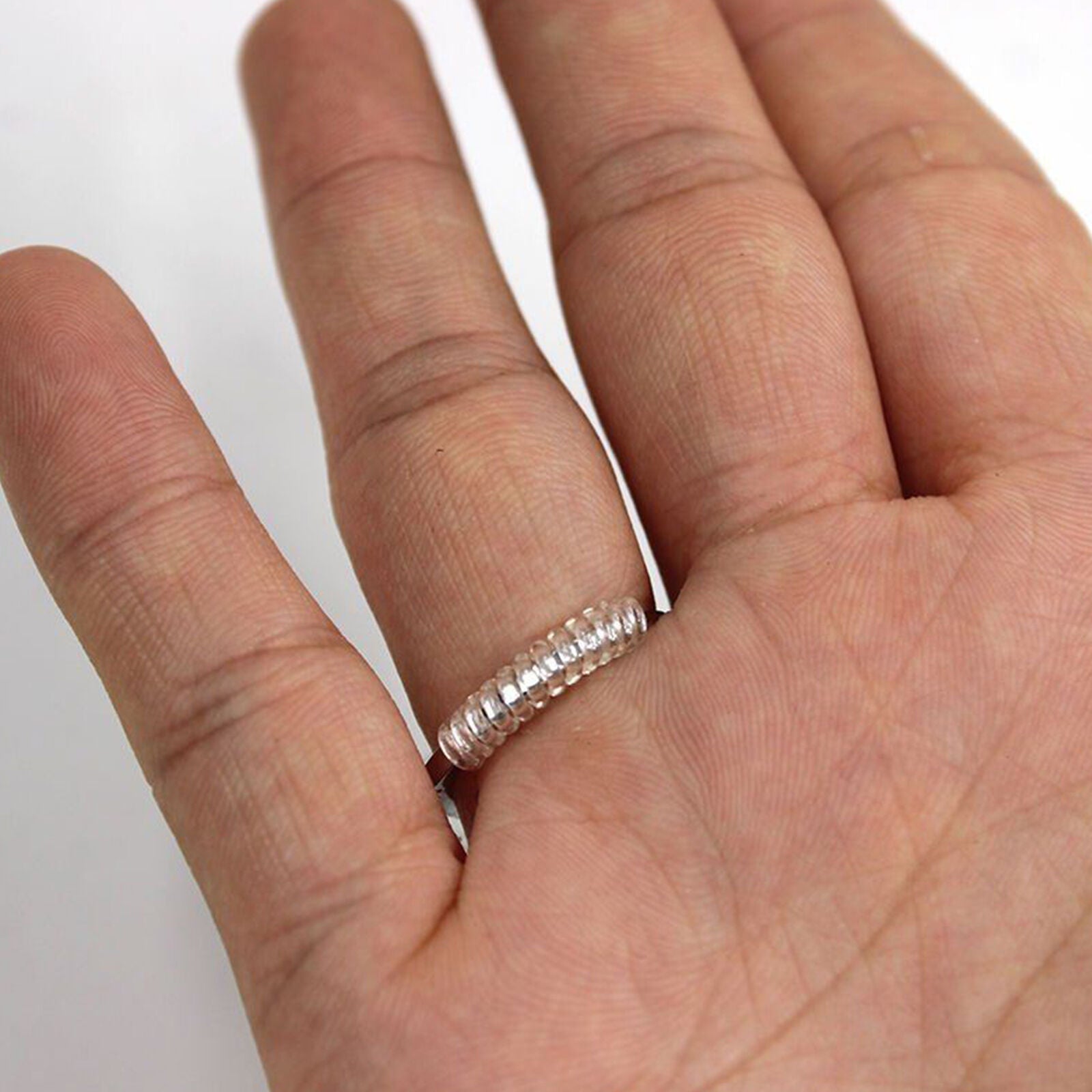 Ring Size Adjuster Reducer Resizing Guard Tightener Ring Spring Rope