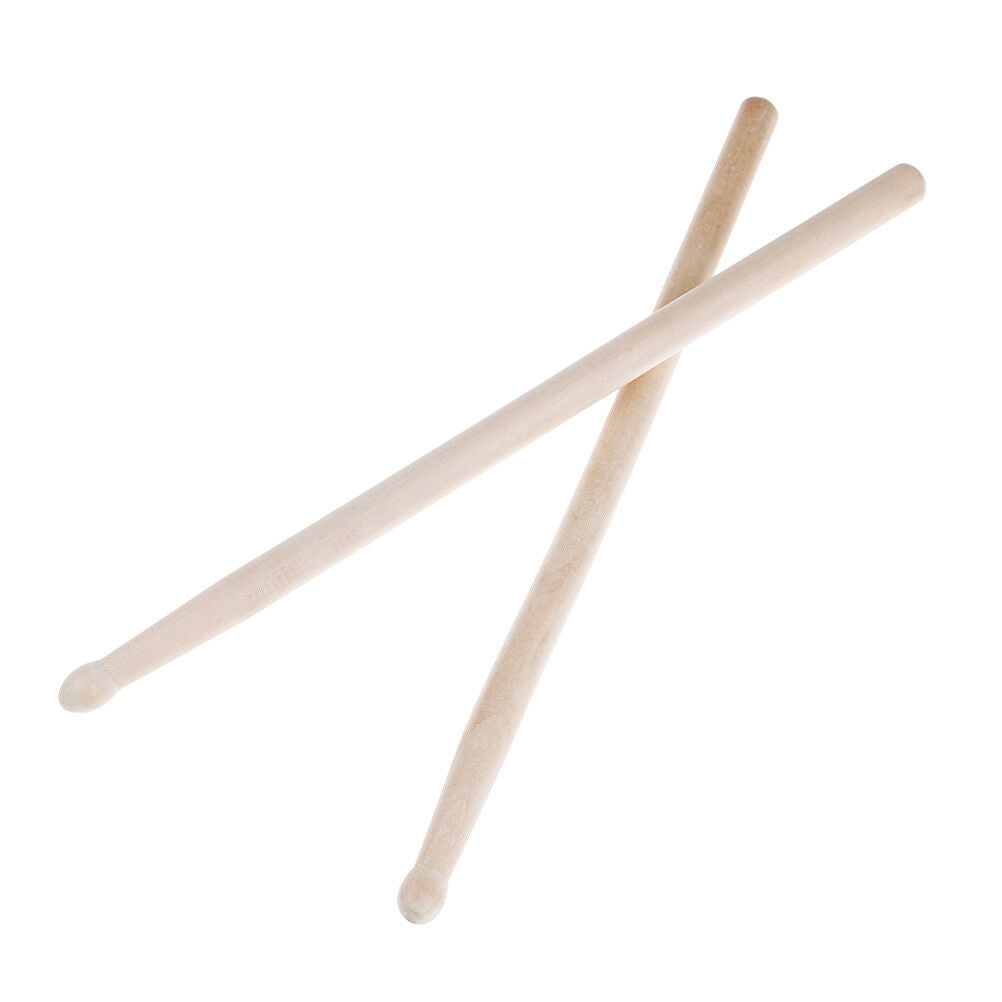 1Pair/2Pcs 32Cm Maple Wood Military Drum Sticks Music Band Drumsticks  DD