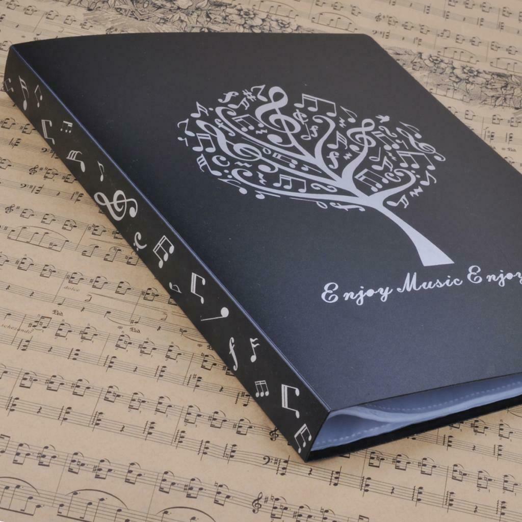 2Pcs PVC Files Storage Music Score Folder Note for Music Lovers