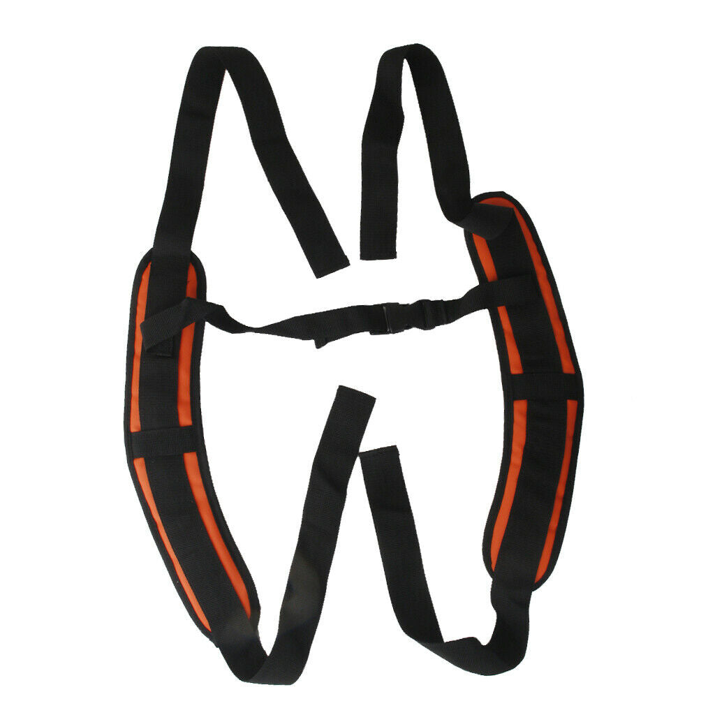 2X Waterproof PVC Padded Backpack Rucksack Shoulder Strap & Chest Webbing Belt