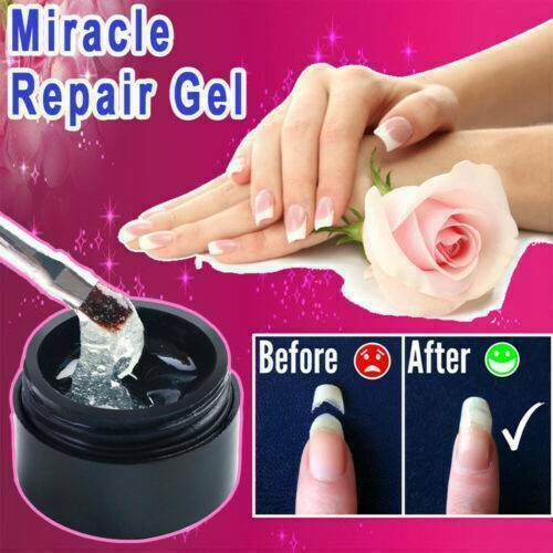 Cracked Nail Repair Gel Nail Damage Repair Phototherapy Glue DIY Nail Art Tips