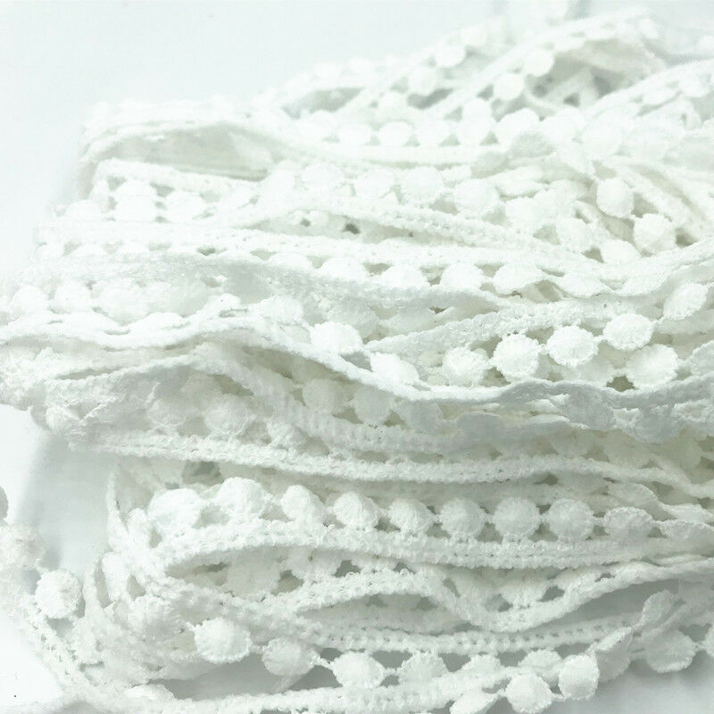 5 Yards White Lace Trim Sewing curtain/Skirt/home decoration Accessories