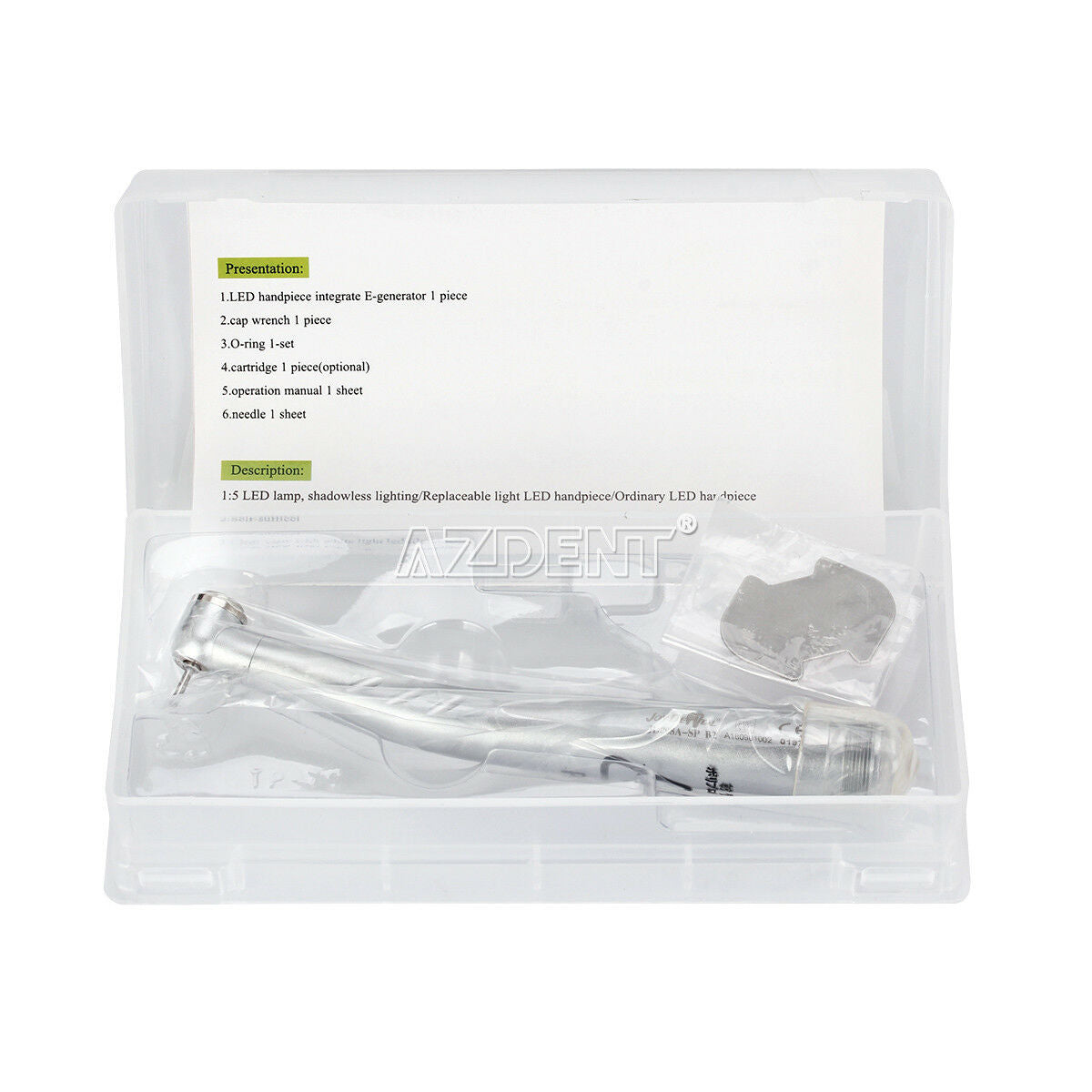 5 x NSK PANA MAX Style Dental E-Generator LED High Speed Handpiece 3 Spray 2 H
