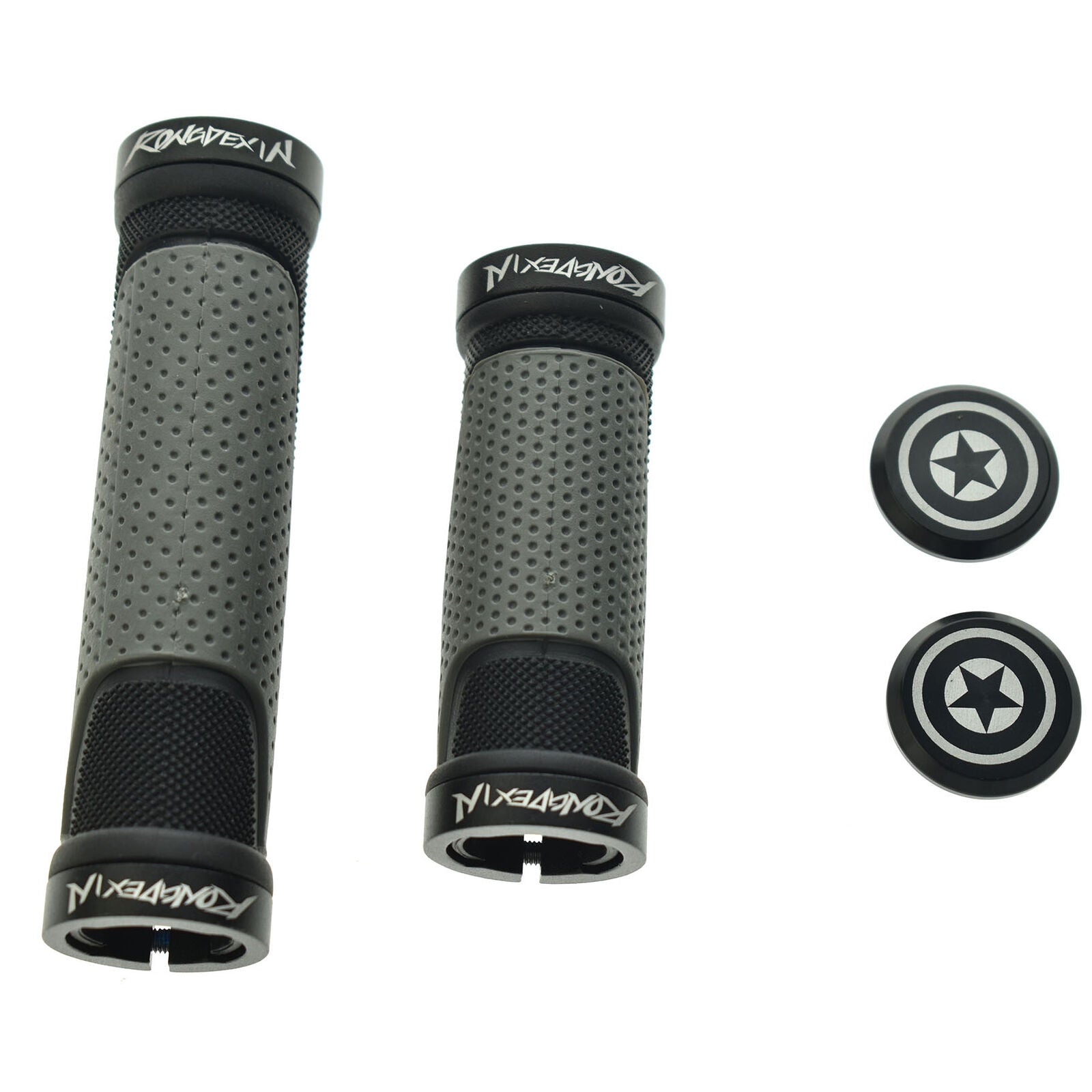 Black 2 X Bike / Cycle Handlebar Grip Shift Grips Universal New Twisted Grip Bar