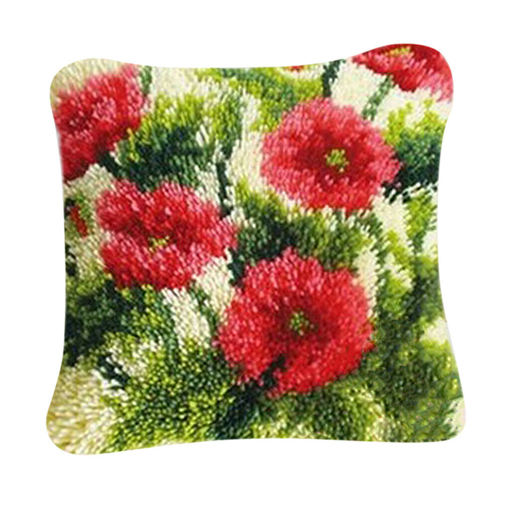 Latch Hook Kit Beginner Friendly Flower Grass Design Latch Hook Kits Set