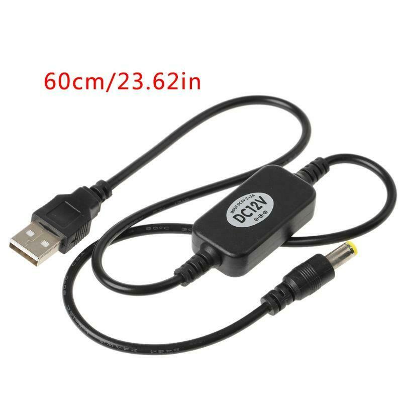 USB 5V To DC 12V Step Up Cable Power Boost Line For Router LED Strip