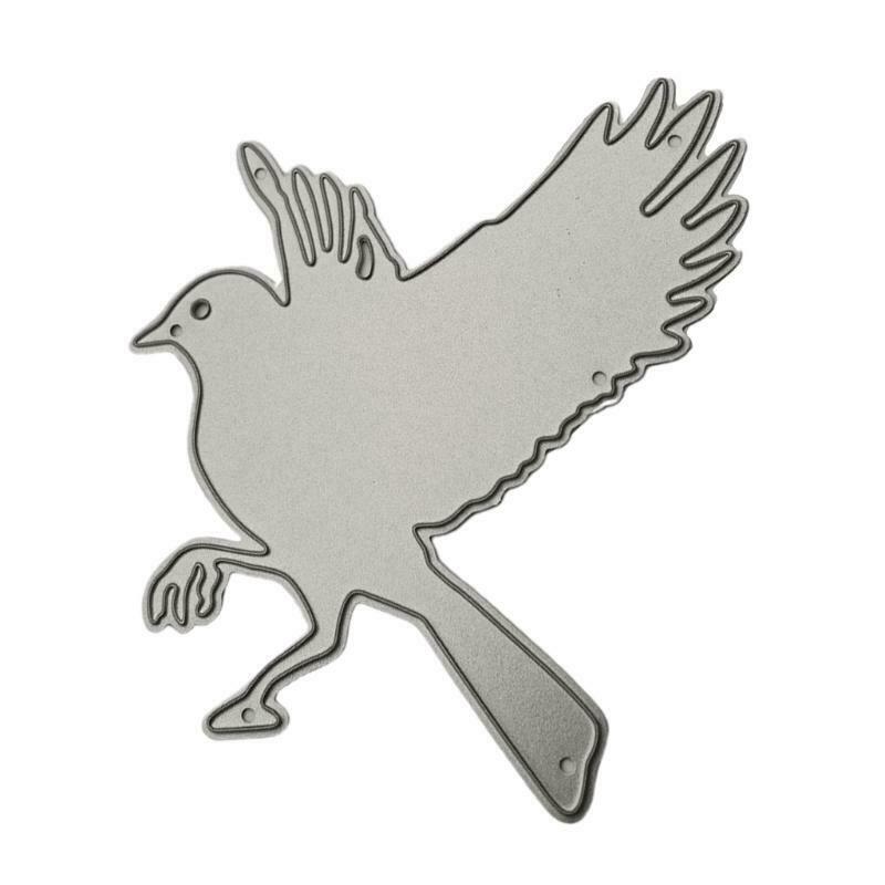 Flying Bird Metal Cutting Dies Stencils DIY Scrapbooking Album Paper Template