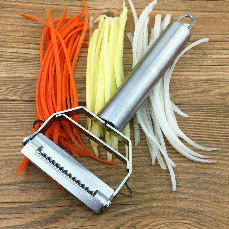 Stainless Steel Potato Peeler Vegetable Carrot Fruit Slicer Cutter Grater Tool.