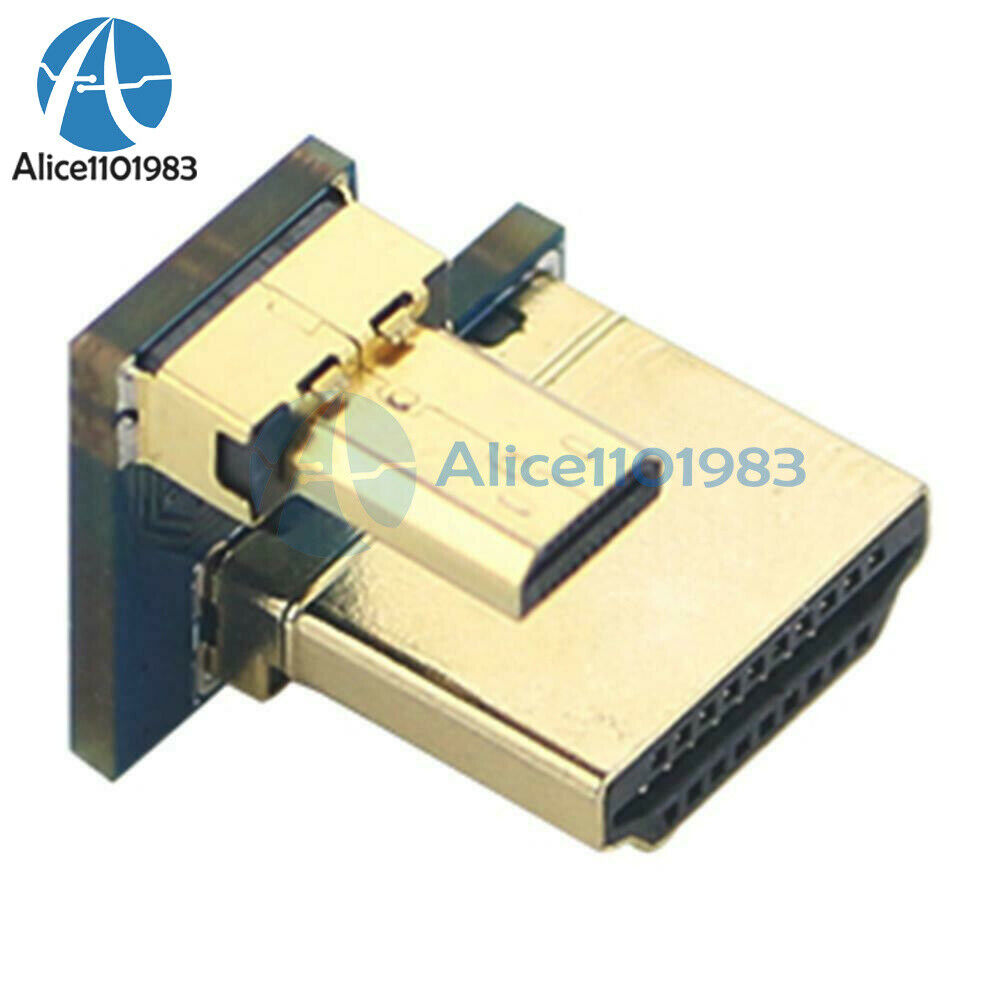 Mini Micro HDMI to HDMI Converter HDMI Screen Adapter for Raspberry Pi 4B N#S7